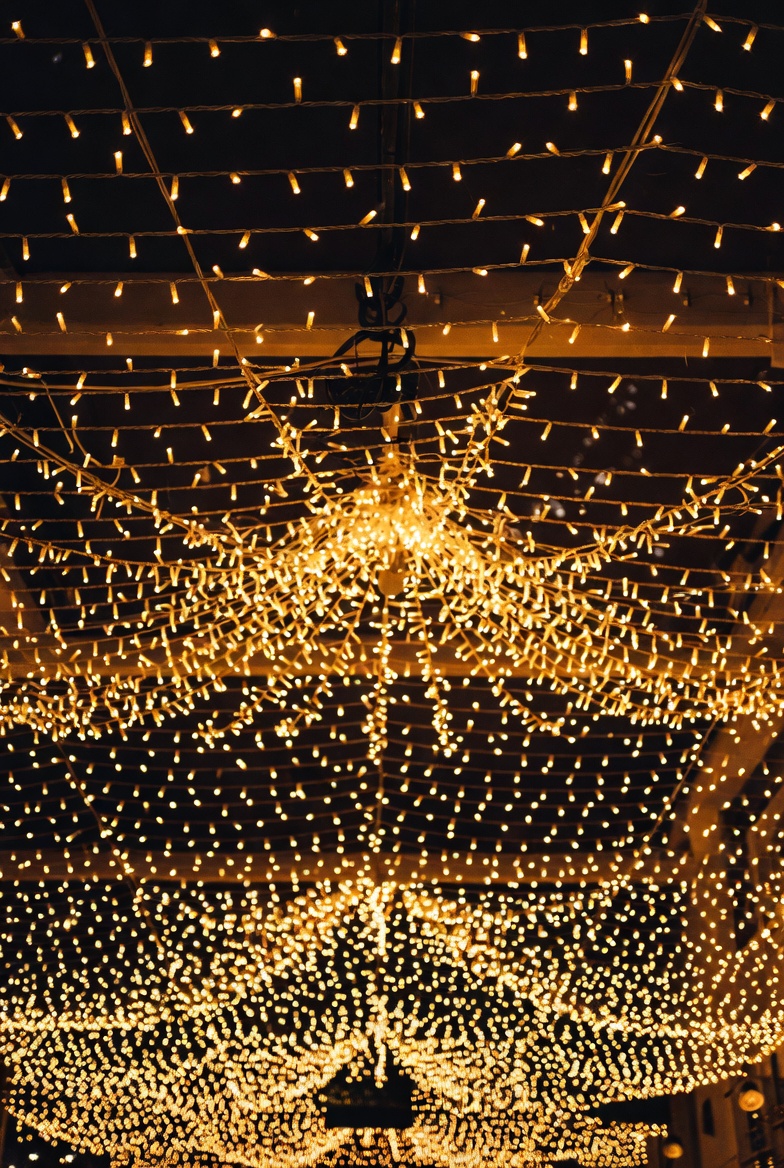 Premium festive lighting installation for holiday events
