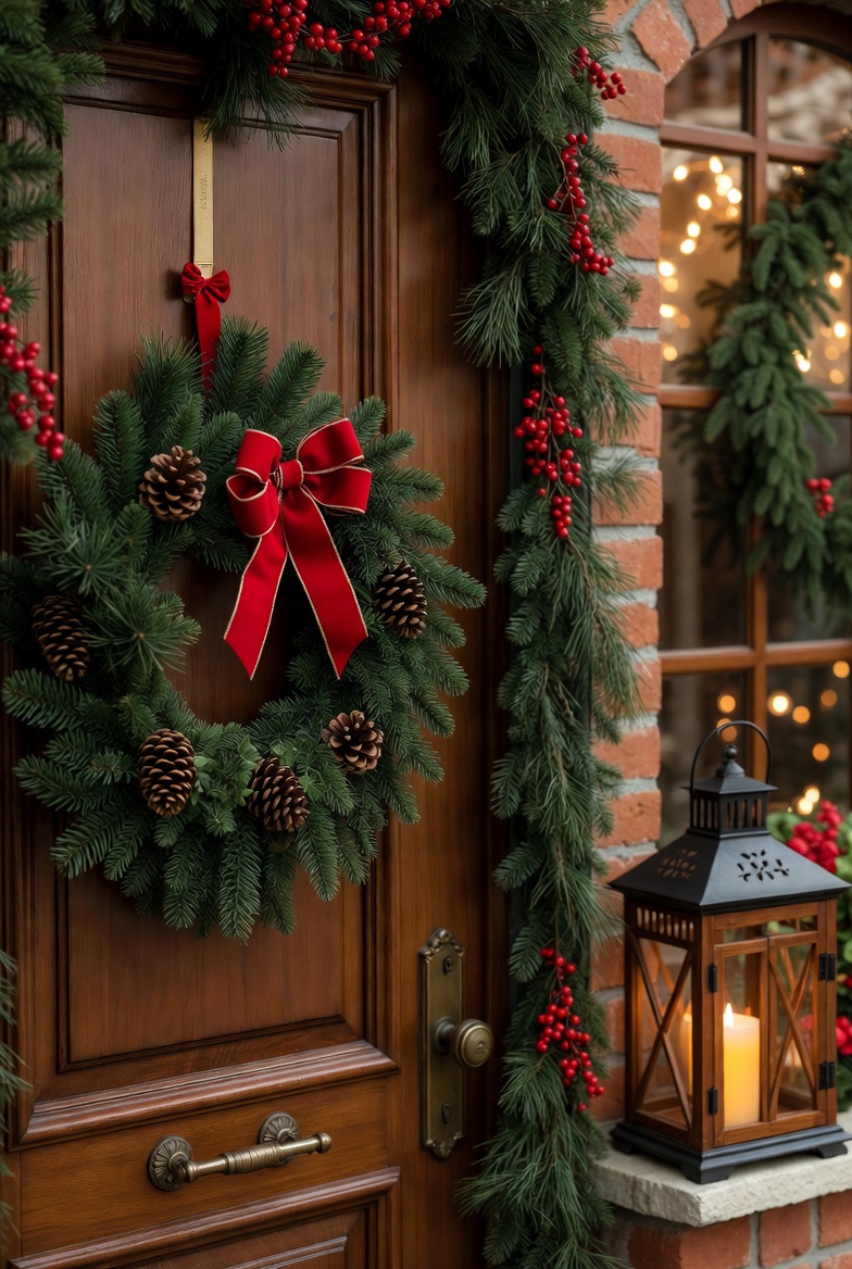 Classic traditional holiday theme decoration