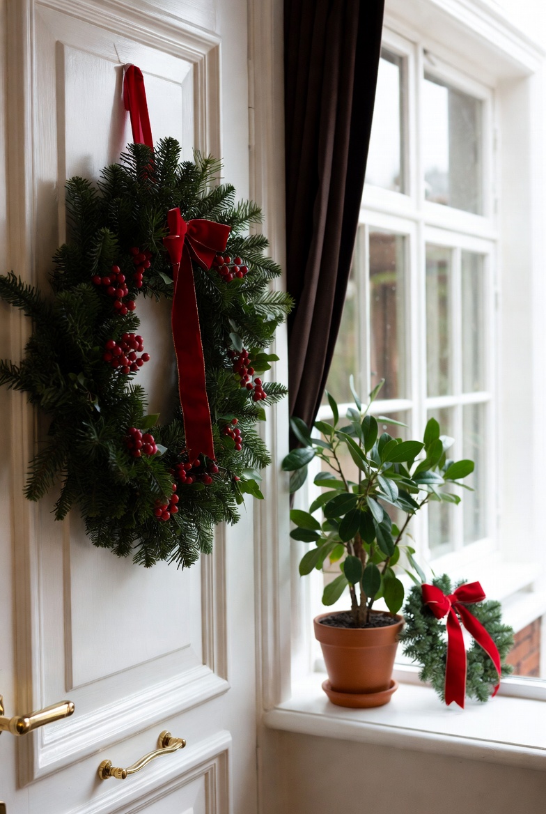 Modern contemporary holiday theme decoration