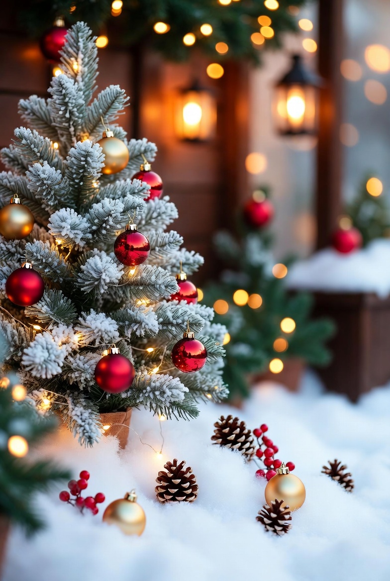 Winter wonderland holiday theme decoration